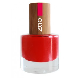 Vernis rouge carmin